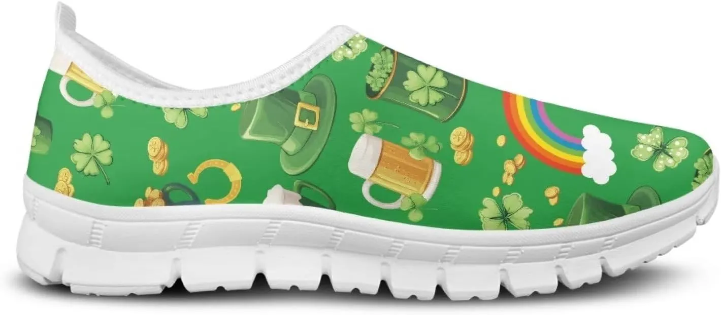 Women Slip On Walking Shoes Trendy Casual Shoes Novelty Workout Shoes