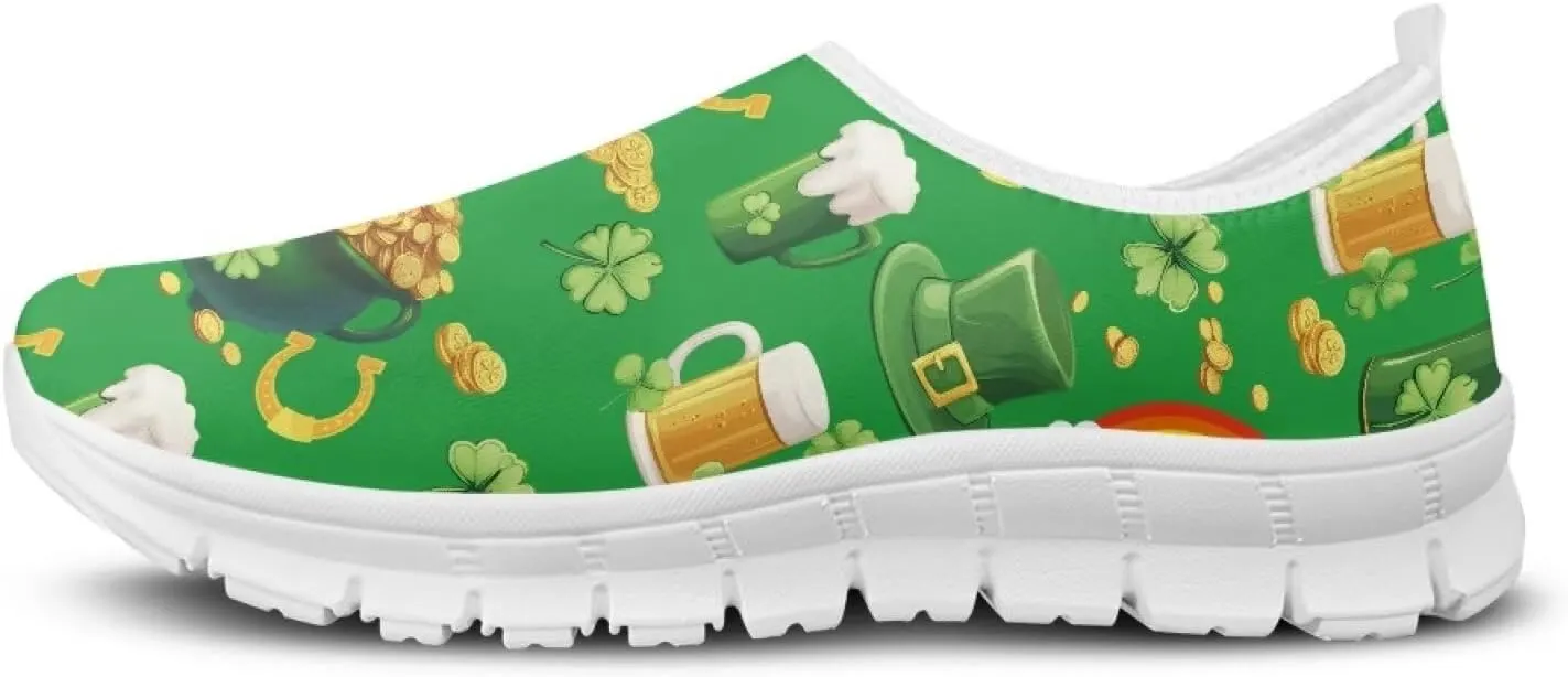 Women Slip On Walking Shoes Trendy Casual Shoes Novelty Workout Shoes