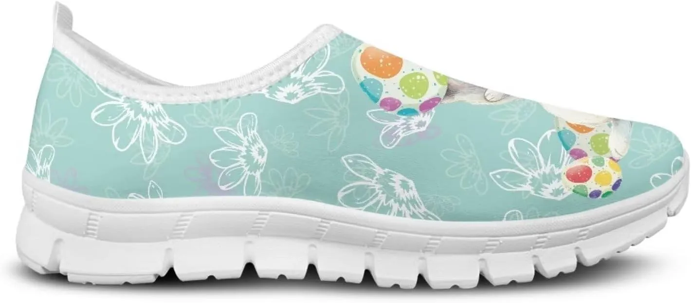 Women Slip On Walking Shoes Trendy Casual Shoes Novelty Workout Shoes