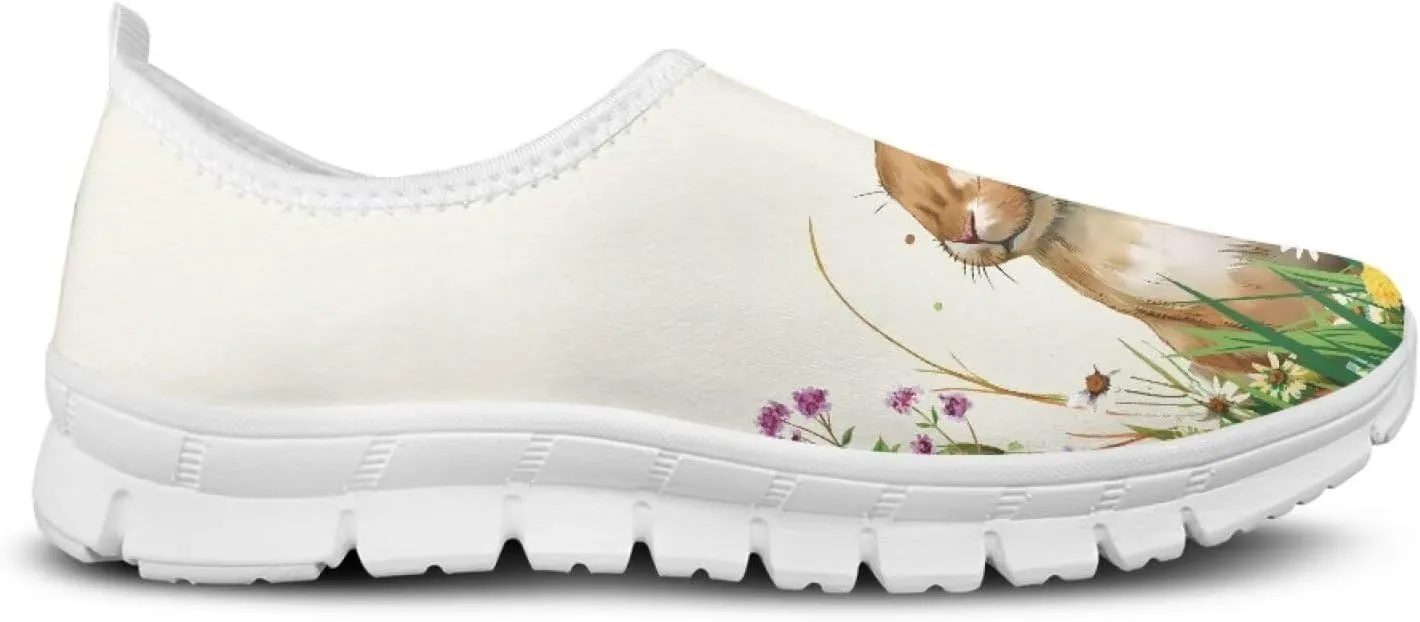 Women Slip On Walking Shoes Trendy Casual Shoes Novelty Workout Shoes