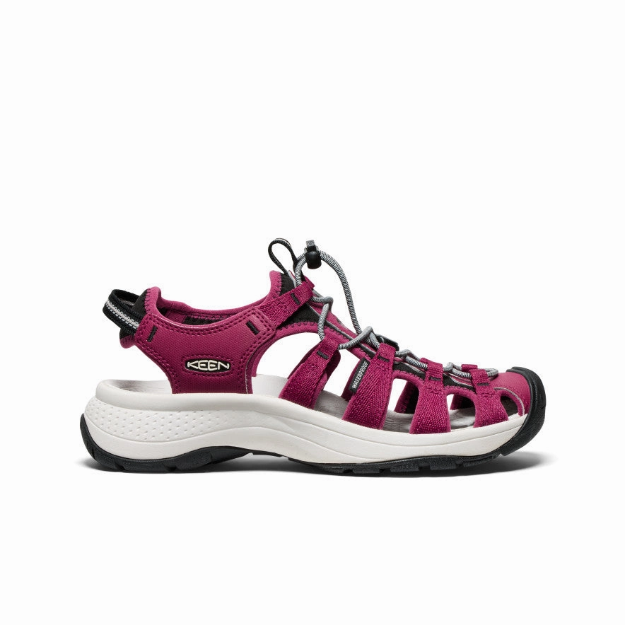 Dry Fit Women's Astoria West Sandal  |  Beaujolais/Star White