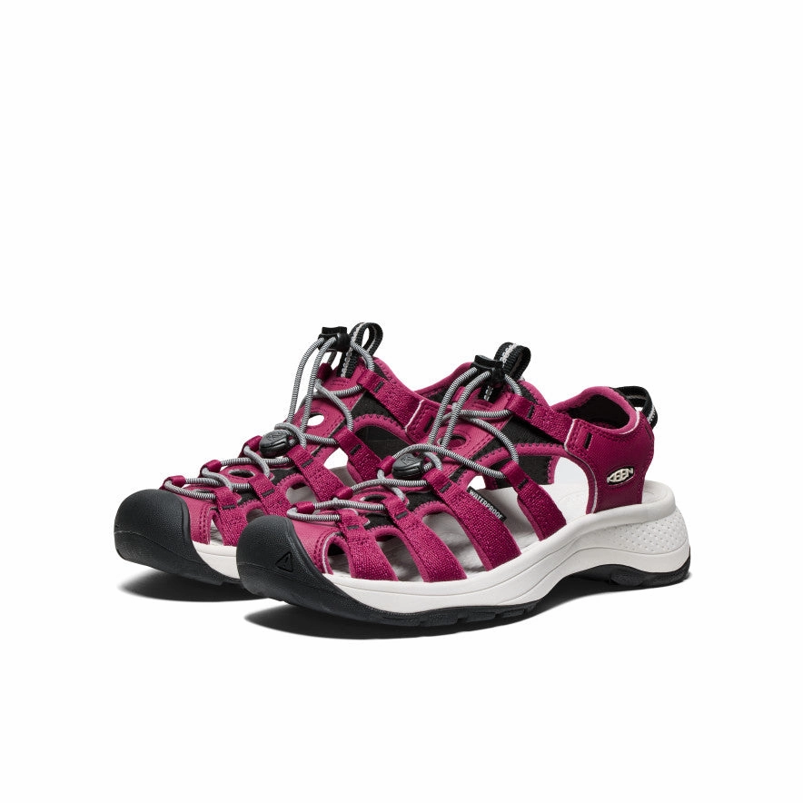Women's Astoria West Sandal  |  Beaujolais/Star White Chunky Soft Hug