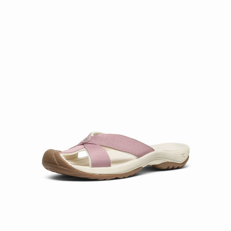 Fringe Swing Women's Bali Slide Sandal  |  Toadstool/Birch