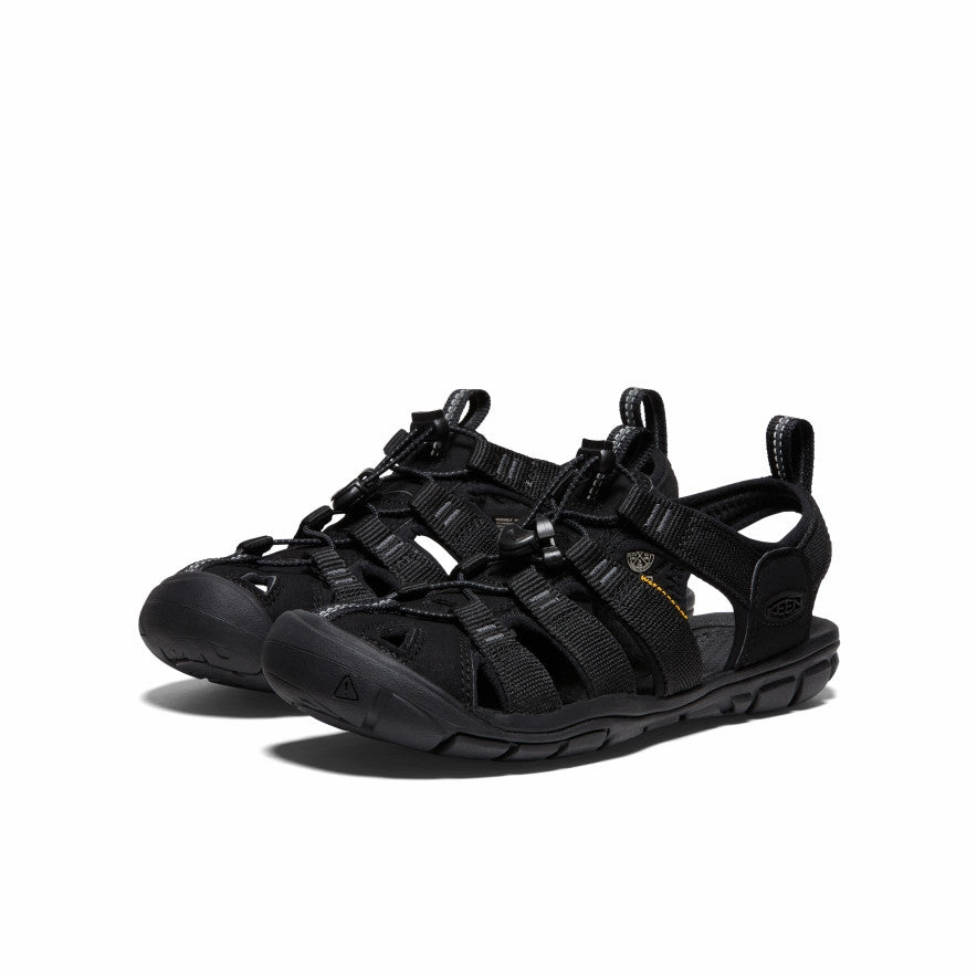 Women's Clearwater CNX Sandal  |  Black/Black Non Slip Traction