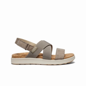 Outdoor shoes Sunny Day Women's Elle Criss Cross Sandal  |  Brindle/Birch