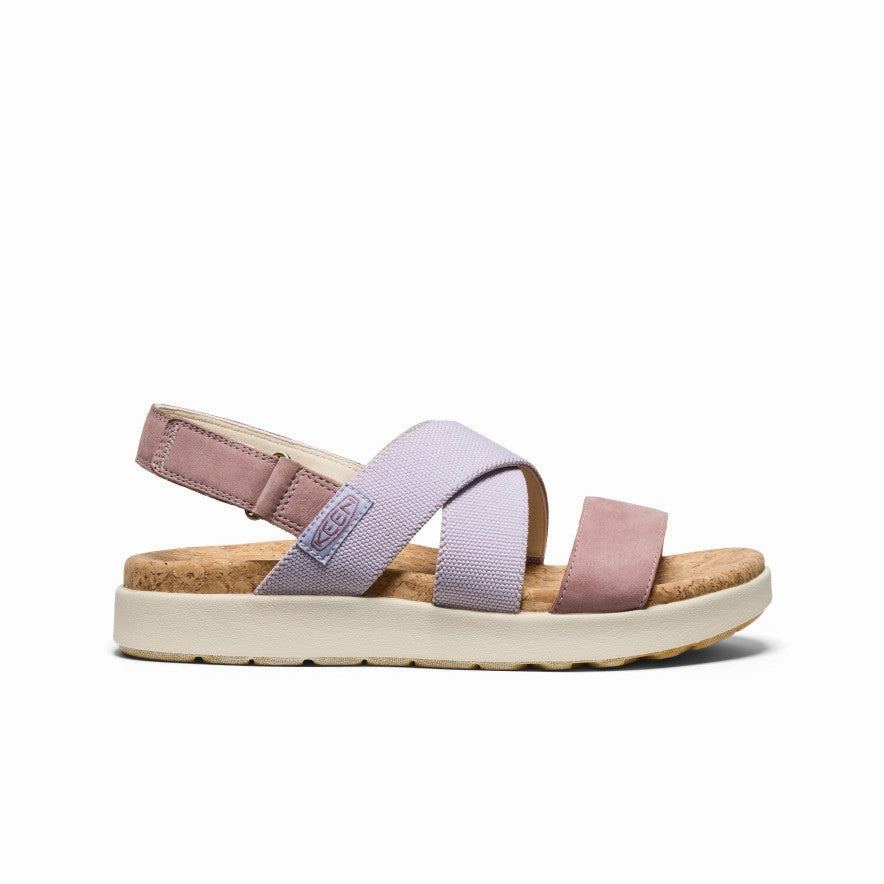 Women's Elle Criss Cross Sandal  |  Thistle/Toadstool Casual Sandals for Every Day City Style