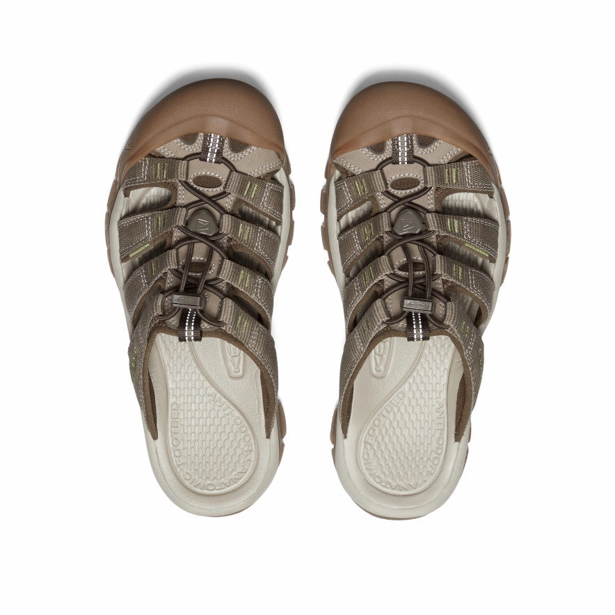 Women's Newport Slide  |  Timberwolf/Tarragon Soft Touch heel cup