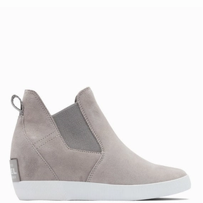couple wear Abrasion-resistant WOMEN'S OUT N ABOUT? WEDGE BOOTIE *FINAL SALE