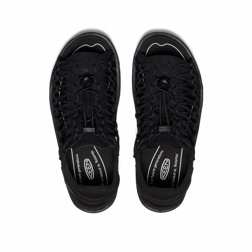 Women's UNEEK II Open-Toe Sneaker  |  Black/Black Slip Resistant Tread Pattern