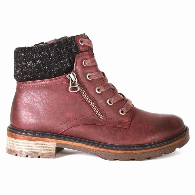 Women's Wanderlust Amy Waterproof Boot - Burgandy hypoallergenic