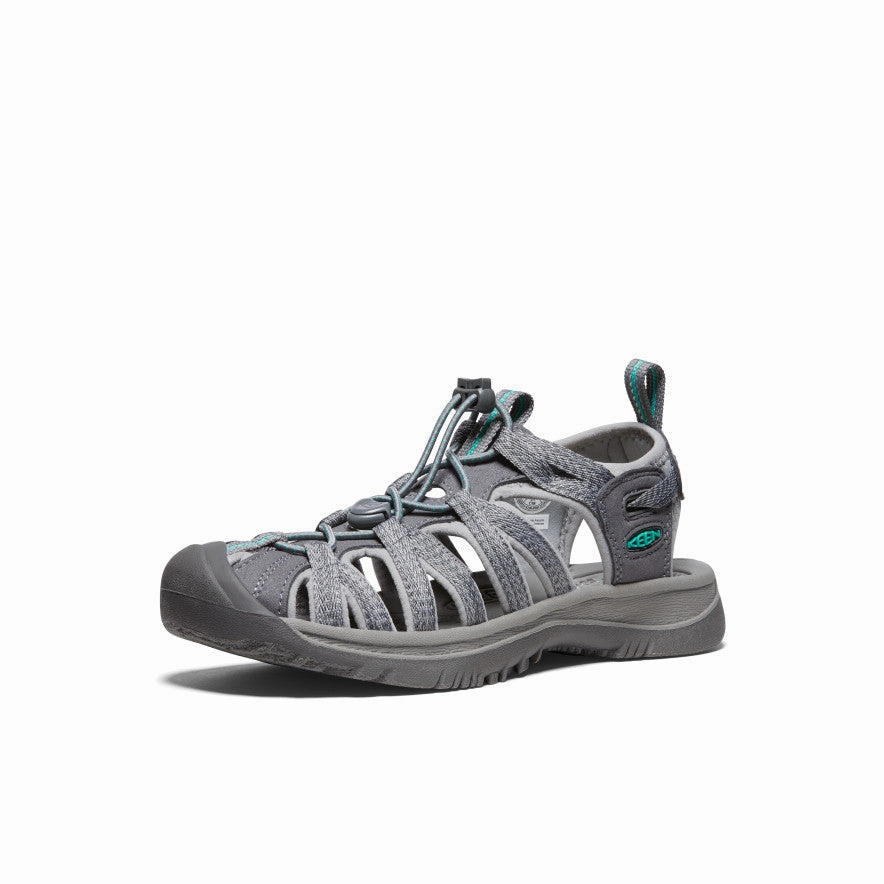 Women's Whisper  |  Medium Grey/Peacock Green Step Out