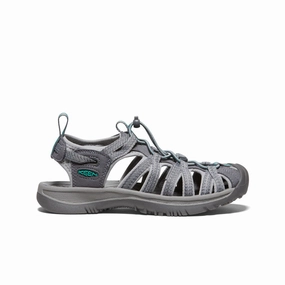 Mesh Upper Light Activity Women's Whisper  |  Medium Grey/Peacock Green