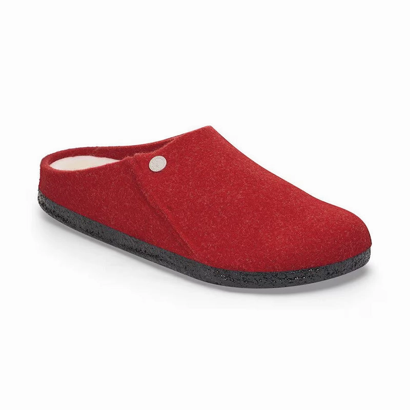 Women's Zermatt Shearling Narrow Active Red/Natural Wool Everyday Lifestyle Slides