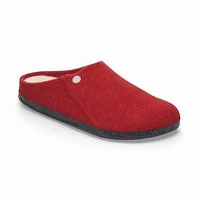 Women's Zermatt Shearling Narrow Active Red/Natural Wool Everyday Lifestyle Slides