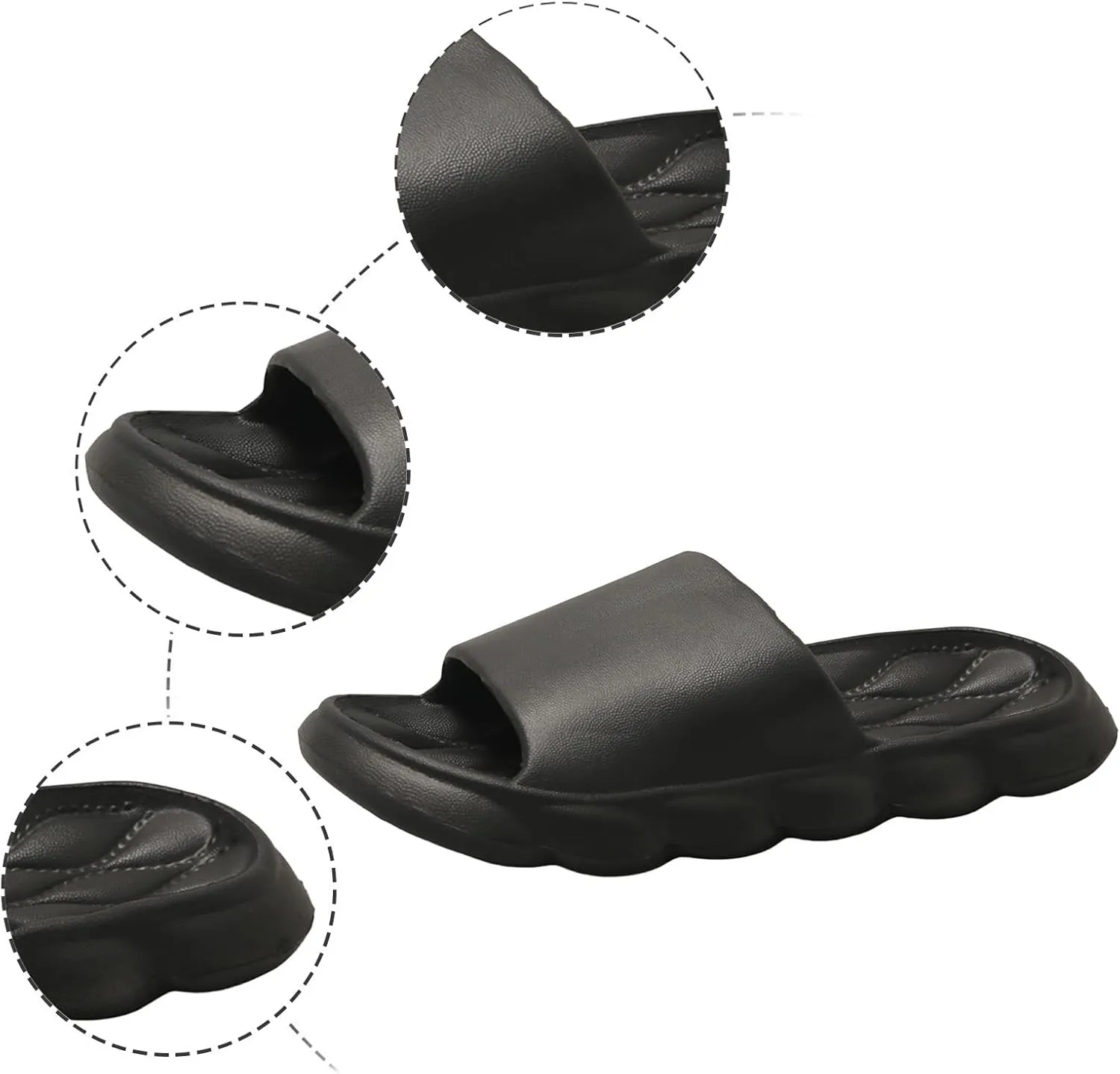 Womens Bathroom Shower Slippers Couples Casual Fashion Non Slip EVA Home Indoor Outdoor Wear Slippers