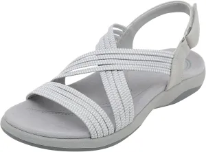 Women's Comfortable Flat Sandals Open Toe Walking Shoes for Summer Casual Adjustable Sports Flat Sandals