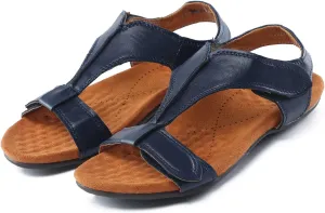Women's Open Toe Sandals Adjustable Straps Comfortable Walking Sandals with Arch Support for Woman
