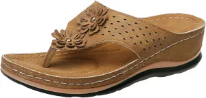 Womens Orthopedic Flip Flops Orthotic Womens Wedges Sandals Orthopedic Womens Summer Slippers with Arch Support Orthotic Extra Wide Sandals for Women Orthopedic Sexy Summer Sandals for Women 2025