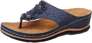 Womens Orthopedic Flip Flops Orthotic Womens Wedges Sandals Orthopedic Womens Summer Slippers with Arch Support Orthotic Extra Wide Sandals for Women Orthopedic Sexy Summer Sandals for Women 2025