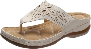 Womens Orthopedic Sandals with Arch Support Walking Shoes Comfortable Plantar Fasciitis Relief Adjustable Straps Lightweight Summer Beach Casual Outdoor Slides