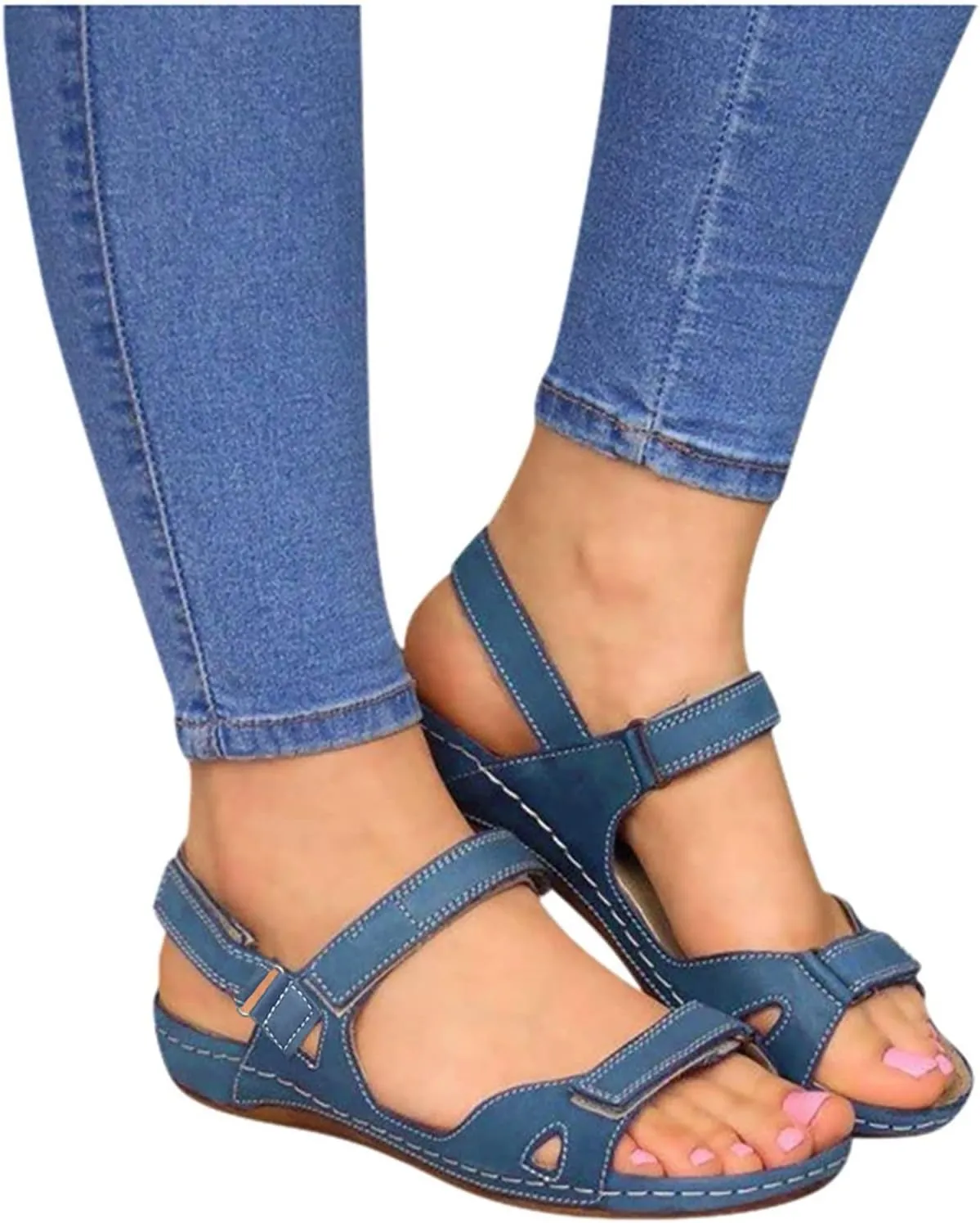 Womens Orthotic Sandals with Arch Support Comfortable Walking Slides for Plantar Fasciitis Relief Summer Beach Outdoor Sport Recovery