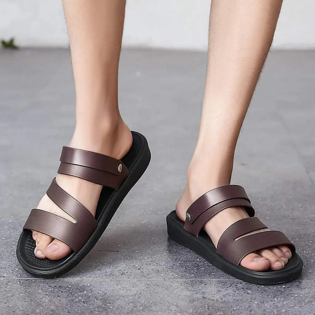 Womens Platform Sandals with Arch Support Adjustable Buckle Beach Sandal Comfortable Slip On Cushion Slides