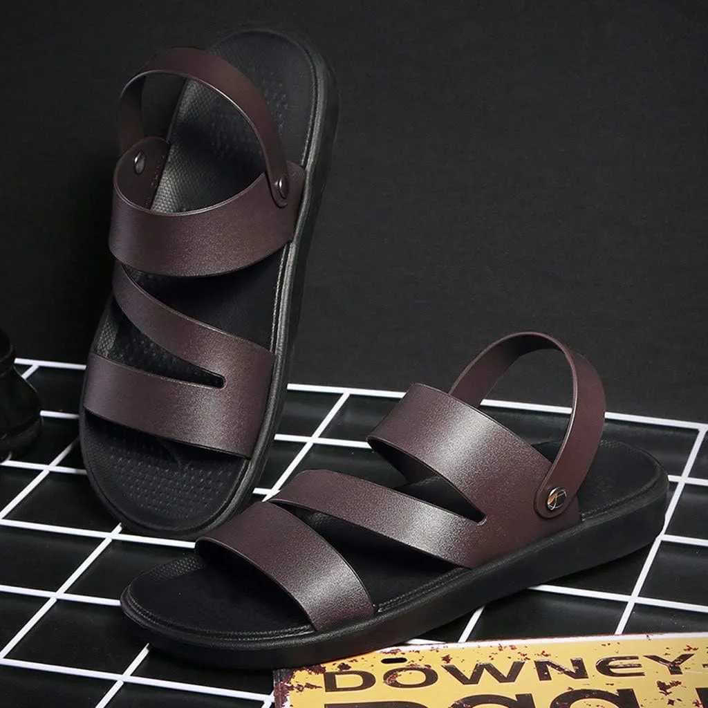Womens Platform Sandals with Arch Support Adjustable Buckle Beach Sandal Comfortable Slip On Cushion Slides