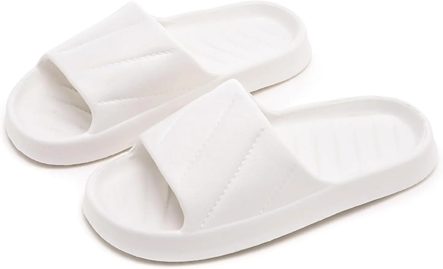 Women's Slides Non Slip Quick Drying Shower Slides Shower Sandals Women Lightweight Shower Shoes Non Slip