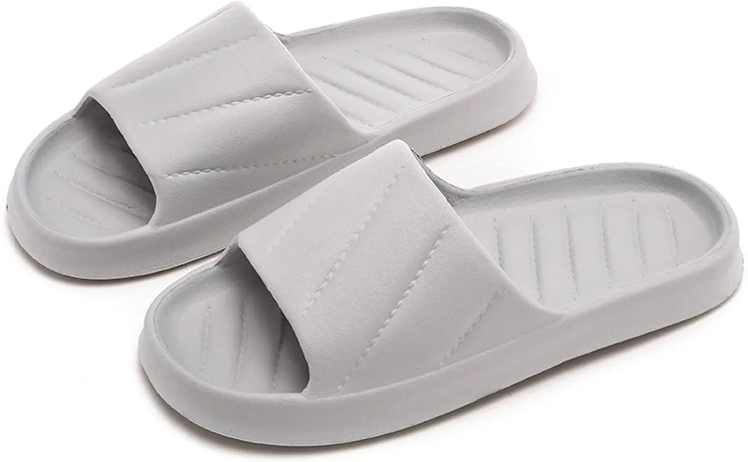 Women's Slides Non Slip Quick Drying Shower Slides Shower Sandals Women Lightweight Shower Shoes Non Slip