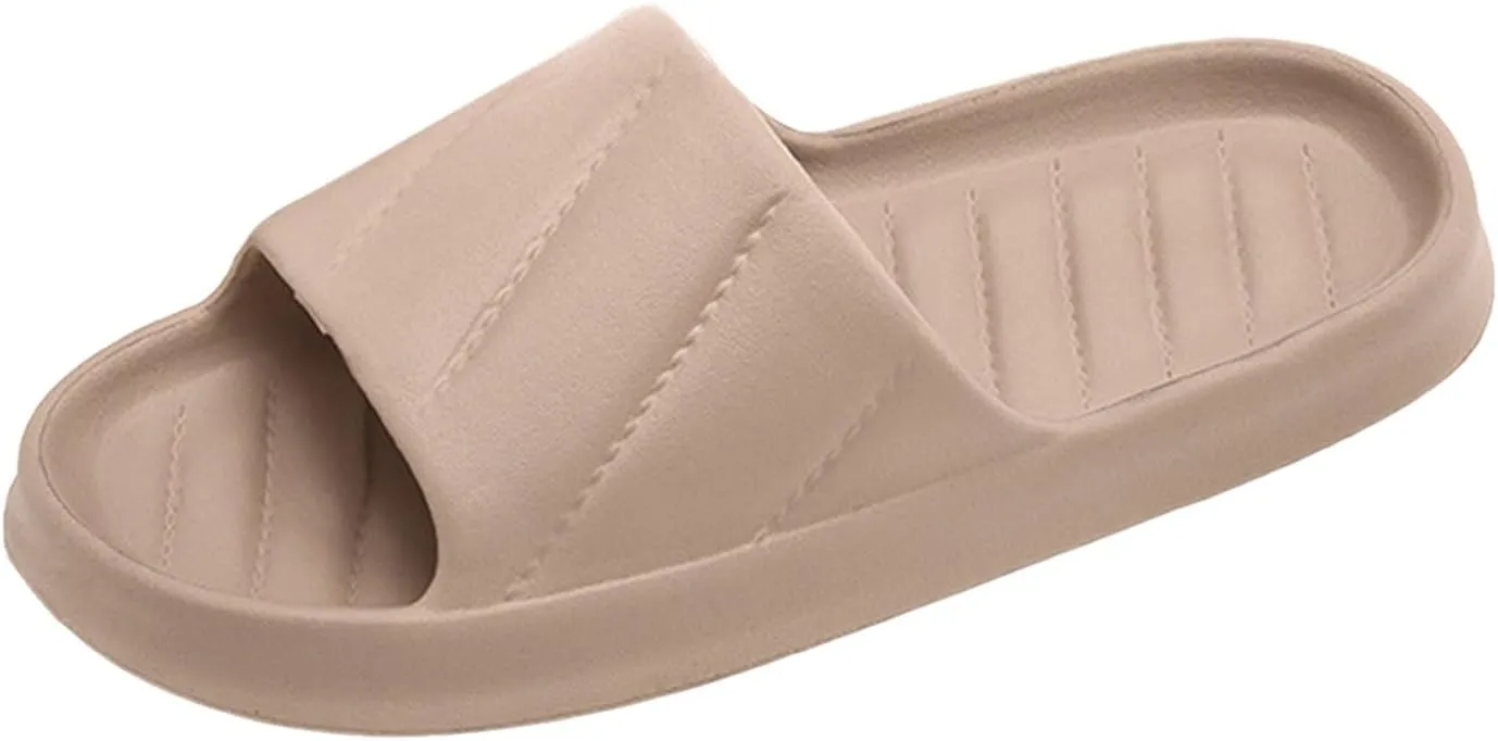 Women's Slides Non Slip Quick Drying Shower Slides Shower Sandals Women Lightweight Shower Shoes Non Slip