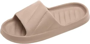 Women's Slides Non Slip Quick Drying Shower Slides Shower Sandals Women Lightweight Shower Shoes Non Slip