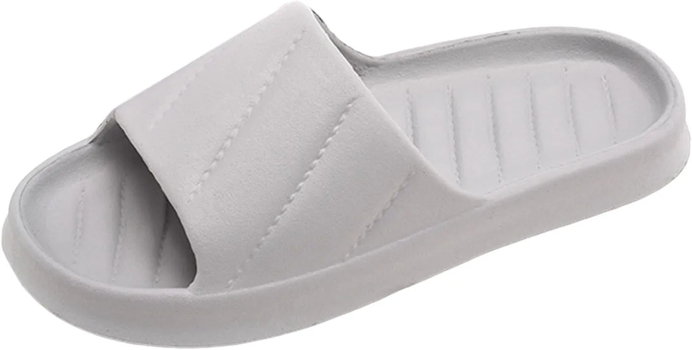 Women's Slides Non Slip Quick Drying Shower Slides Shower Sandals Women Lightweight Shower Shoes Non Slip