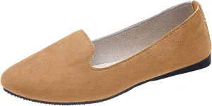 Women's Slip On Ballet Flat Shoes Comfortable Round Toe Dressy Shoe Slip On Business Casual Shoes Driving Flats