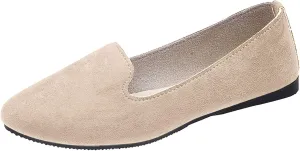 Women's Slip On Ballet Flat Shoes Comfortable Round Toe Dressy Shoe Slip On Business Casual Shoes Driving Flats