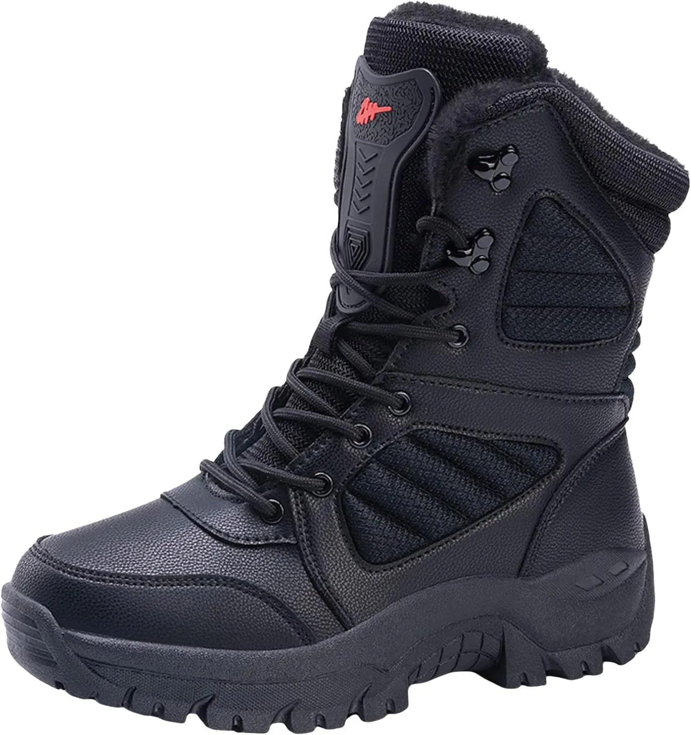 Women's Snow Boots Waterproof Insulated Fur Lined Booties Lightweight Winter Hiking Shoes Warm Hiking No-Slip Thickening