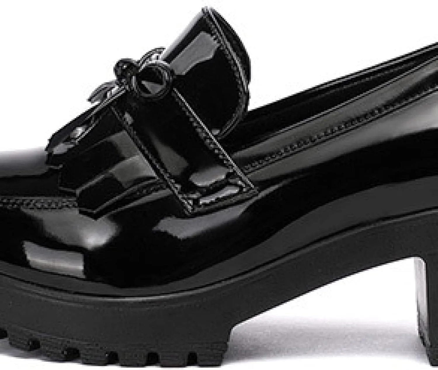 Women's Tassel Loafers, Cute Round Toe High-Heeled Formal Shoes, Women's Casual Shoes, Office Shoes, Oxford Shoes