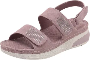Womens Walking Sandals Sport Thick Bottom Athletic Outdoor Comfortable Water Sandles Adjustable Strap Sandals