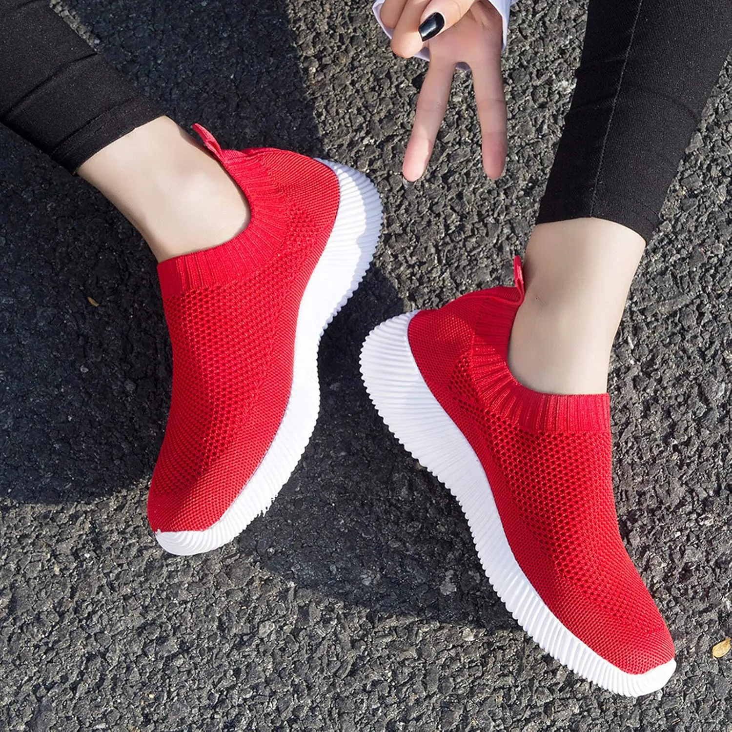 Womens Walking Shoes Fashion Tennis Sneakers Athletic Non Slip Lightweight Casual Running Shoes