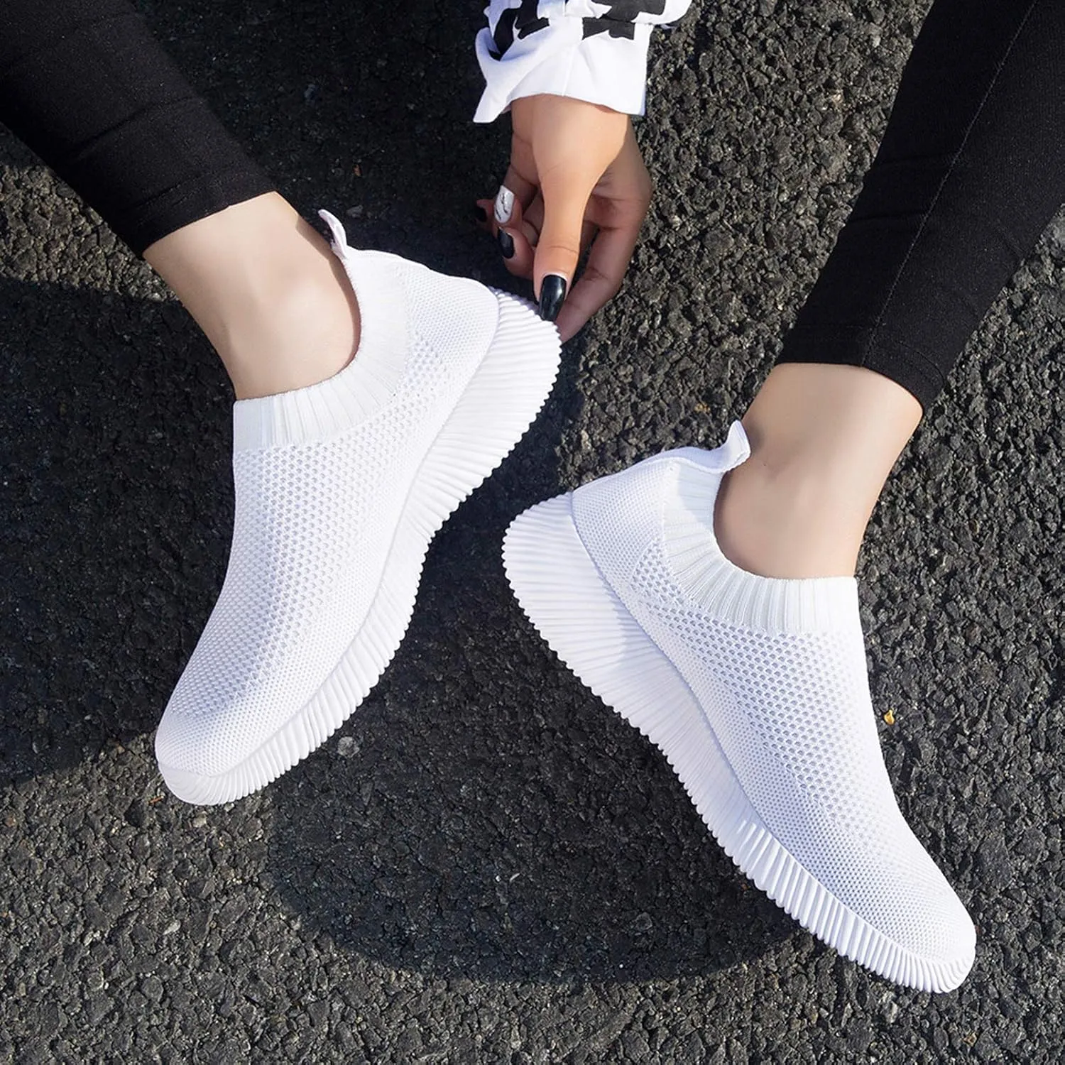 Womens Walking Shoes Fashion Tennis Sneakers Athletic Non Slip Lightweight Casual Running Shoes