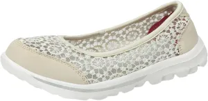 Womens Walking Sneakers Women Lace Up Shoes Flats Casual Shoes Lightweight Work Shoes Breathable Slip Work Trainers