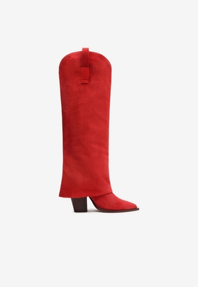 Safe Land Adjustable Hook and Loop Closure Woody Up Cloak Suede Boot