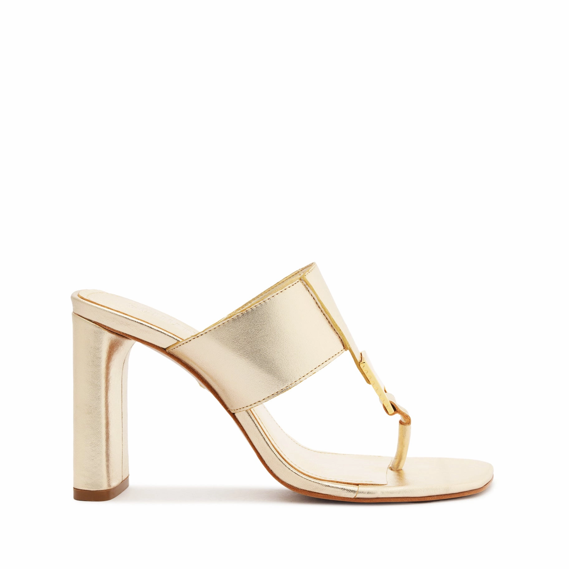 Stud Cool Salma Metallic Leather Sandal