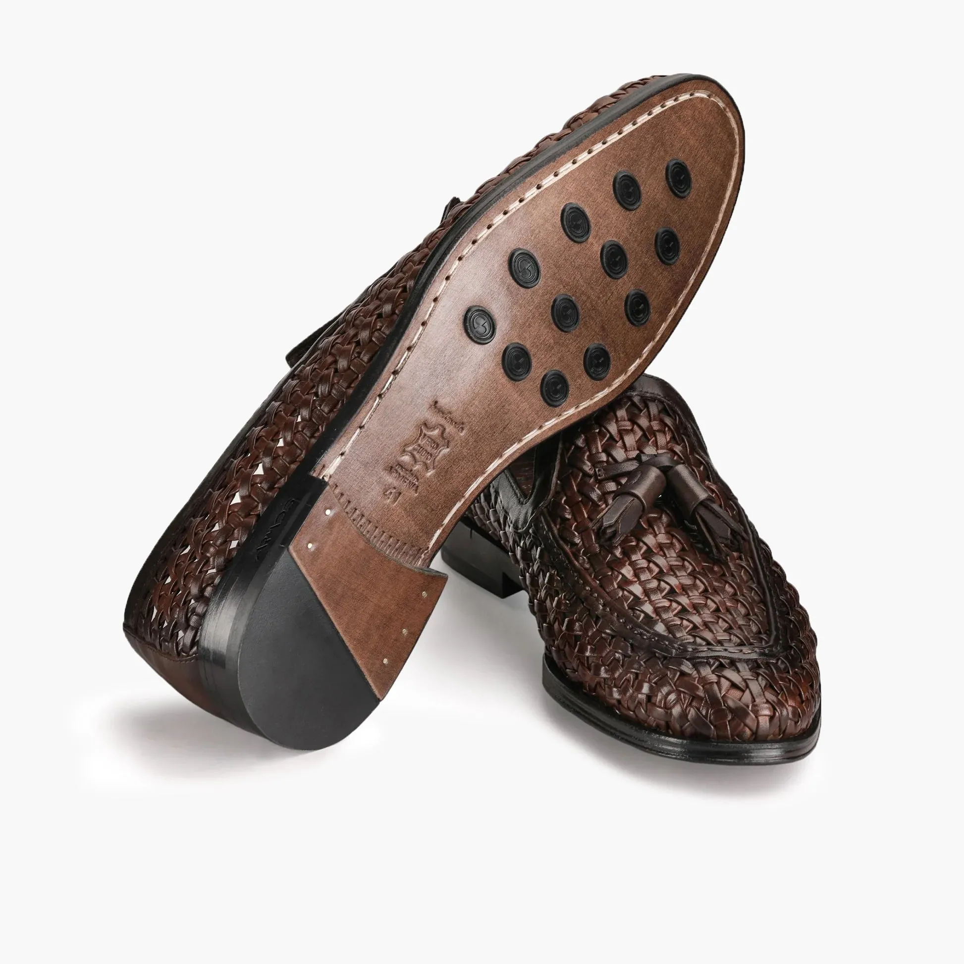 Woven loafers