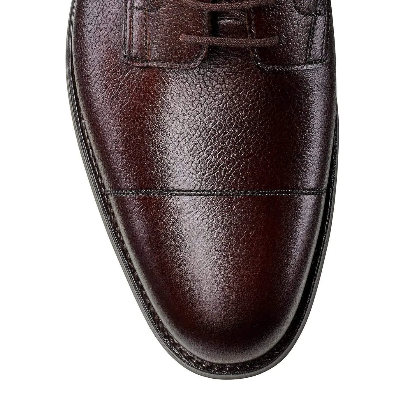 Wye Dark Brown Pebble Grain Breathable Sole