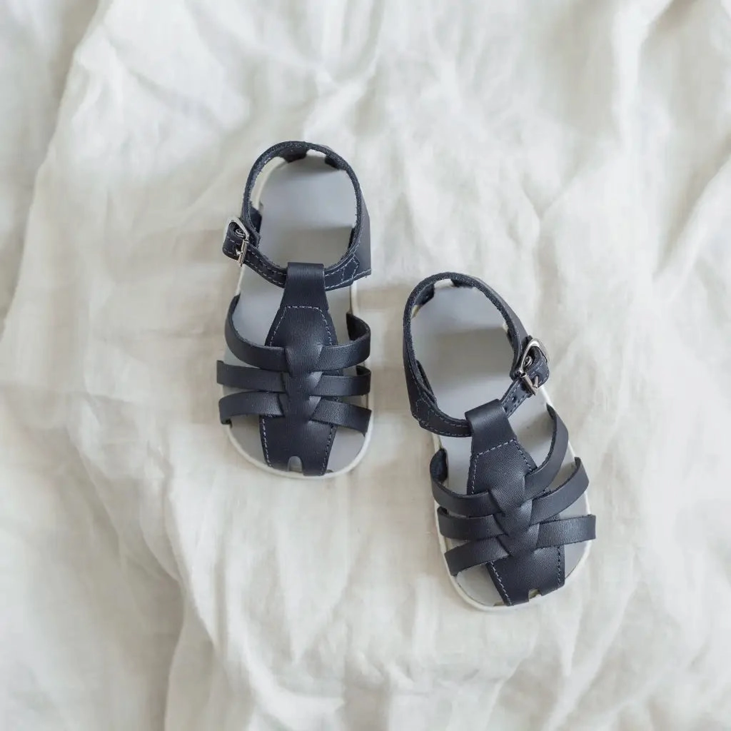 Audrey Fisherman Sandal - Navy simple design Joint Ease