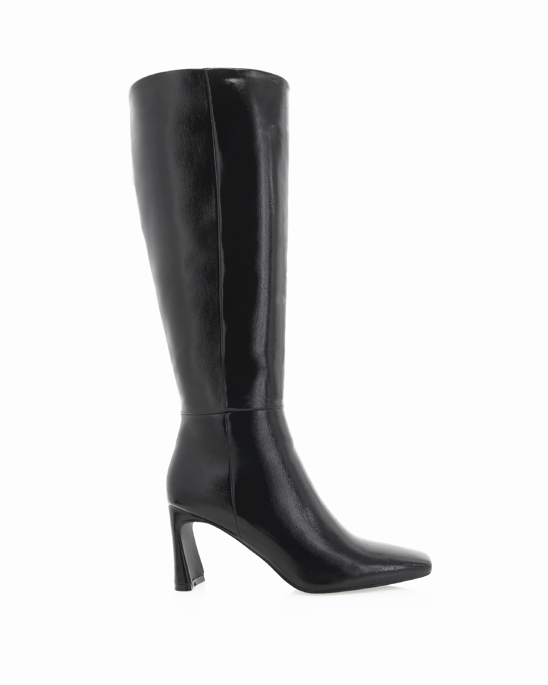 Durable Shell Rainy Day Commuter Picnic YASMEEN - BLACK CRINKLE PATENT
