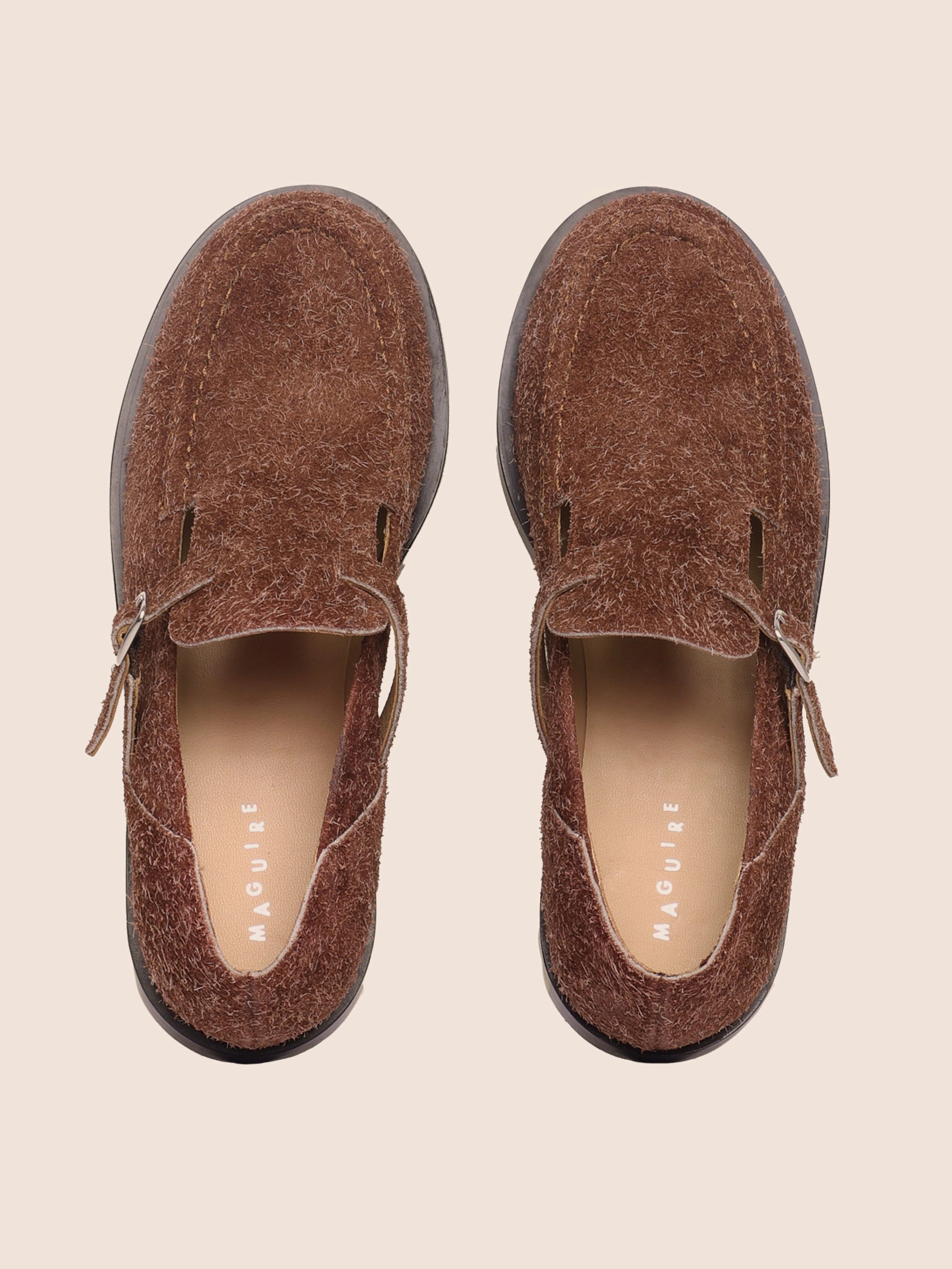 Zafra Brown Flat Fashion Footwear Good Grip