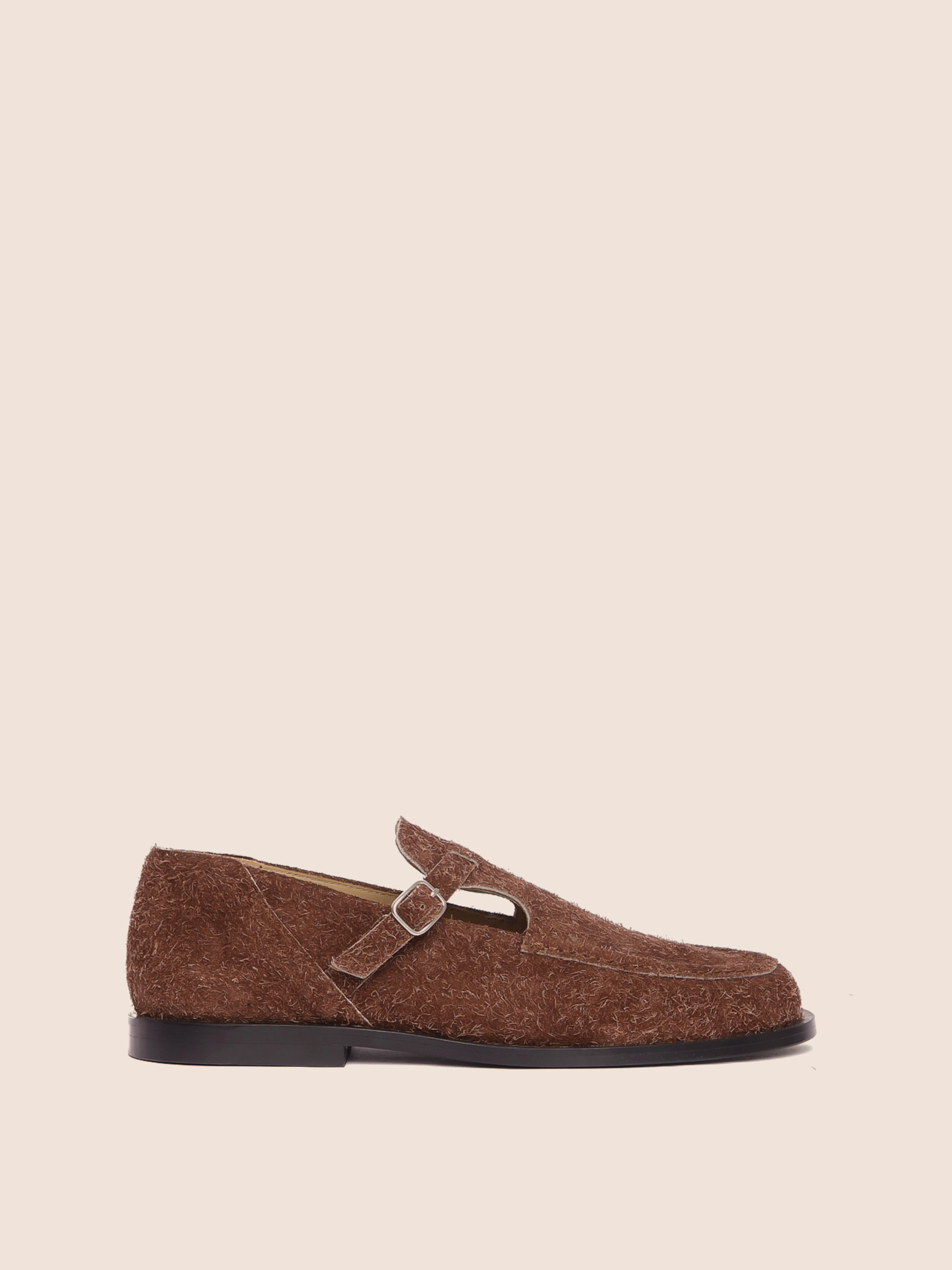 Mesh Layer Durable Flats Zafra Brown Flat