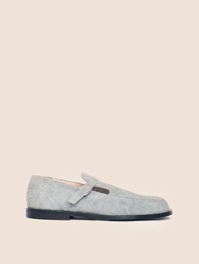 Comfortable Zafra Grey Flat