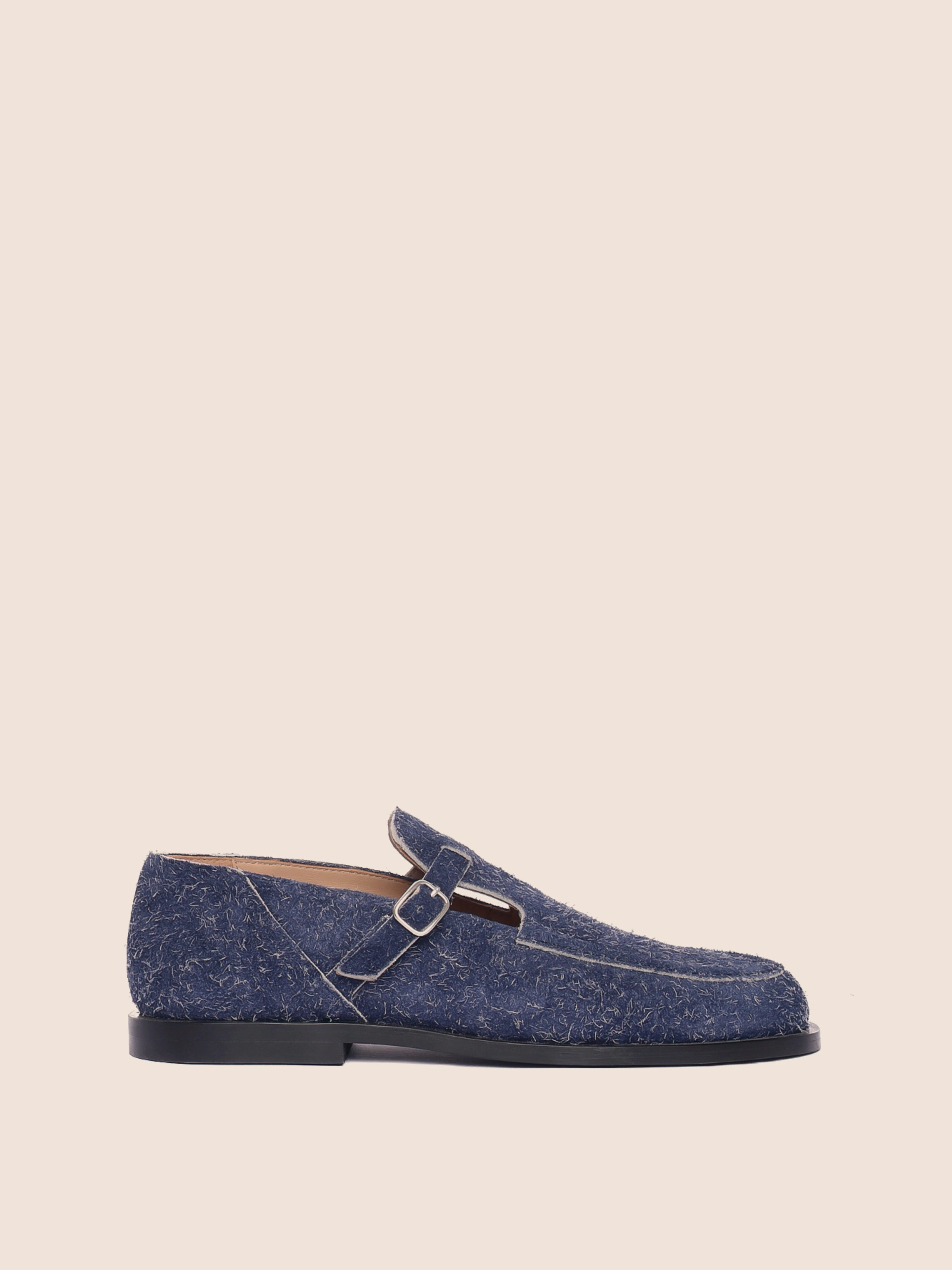 Zafra Navy Flat Harvest Day Soft Lining Shoes